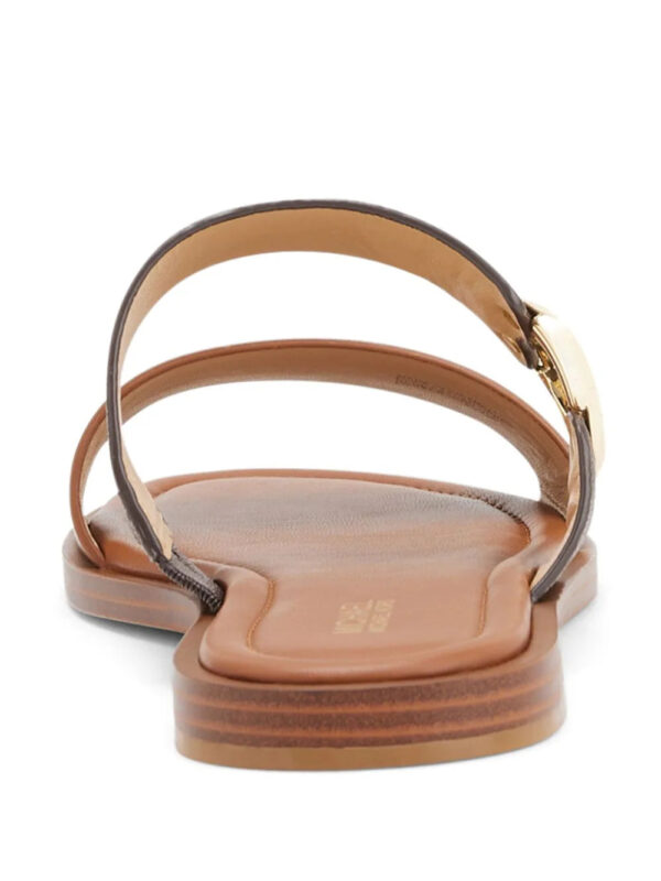 Michael Kors  Vera logo-plaque leather sandals - Image 3