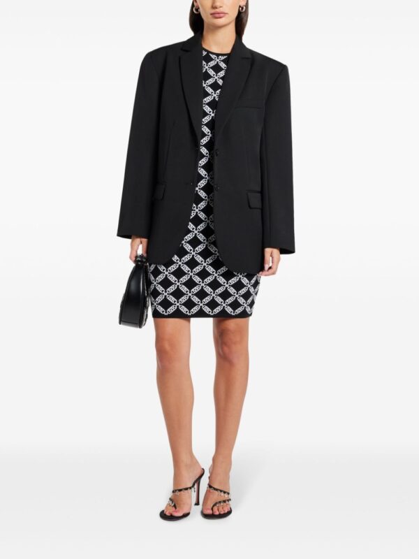 Michael Kors Empire Logo-jacquard sleeveless midi dress - Image 2