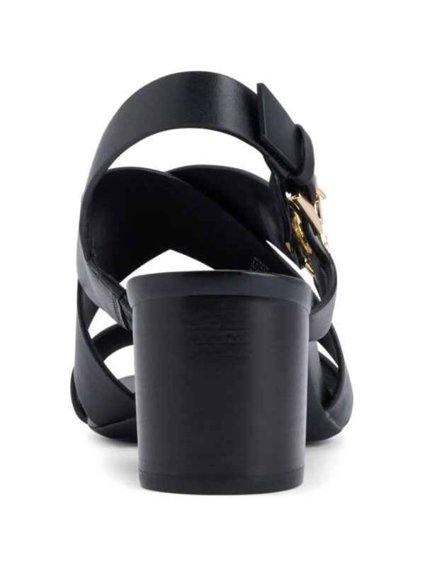 Michael Kors  Vera logo-plaque leather sandals - Image 3
