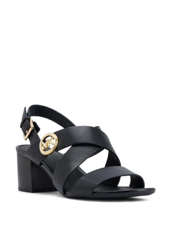 Michael Kors  Vera logo-plaque leather sandals - Image 2
