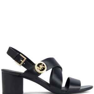 Michael Kors  Vera logo-plaque leather sandals