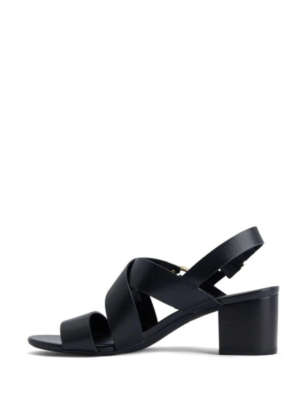 Michael Kors  Vera logo-plaque leather sandals - Image 4