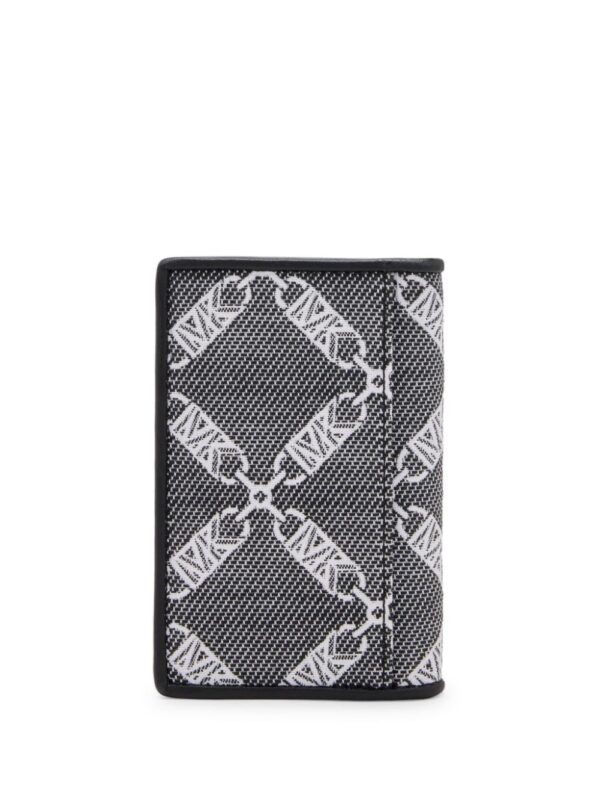 Michael Kors monogram-jacquard bi-fold cardholder - Image 2