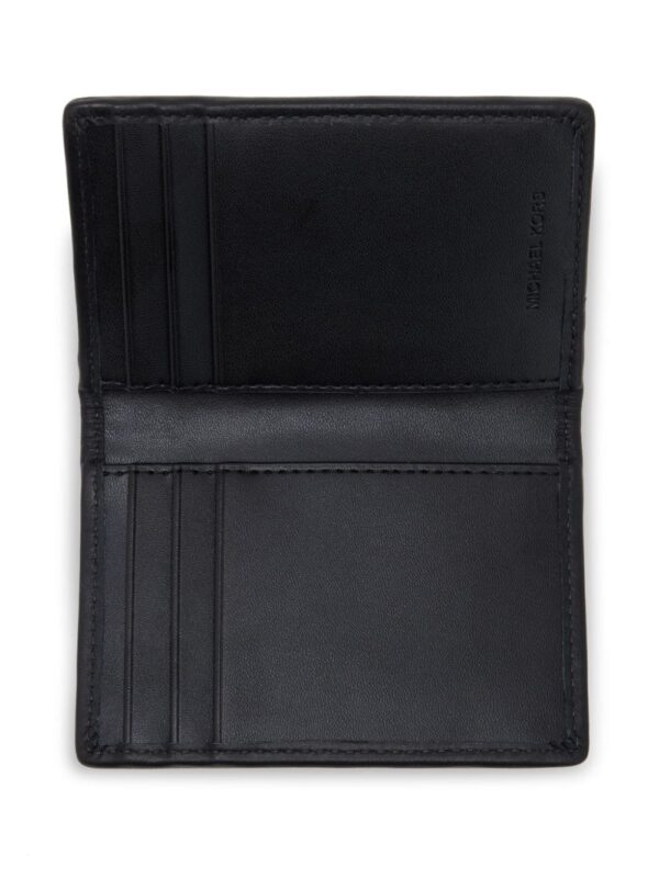 Michael Kors monogram-jacquard bi-fold cardholder - Image 3
