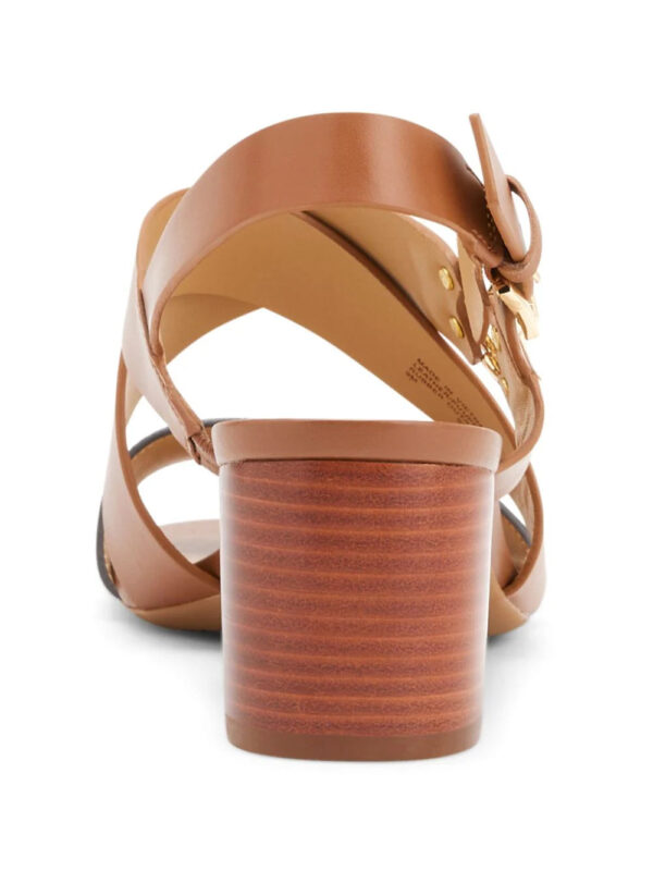 Michael Kors  Vera logo-plaque leather sandals - Image 3
