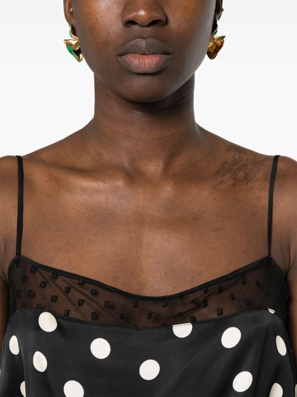 Stella McCartney polka-dot satin top - Image 5
