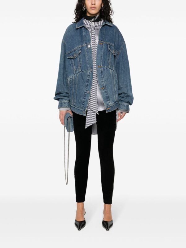 Balenciaga  panelled denim jacket - Image 2