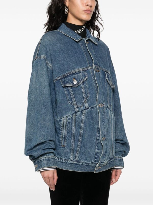 Balenciaga  panelled denim jacket - Image 3