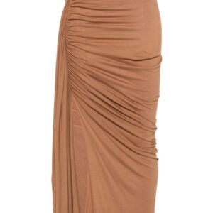Rick Owens Lilies  asymmetric draped skirt
