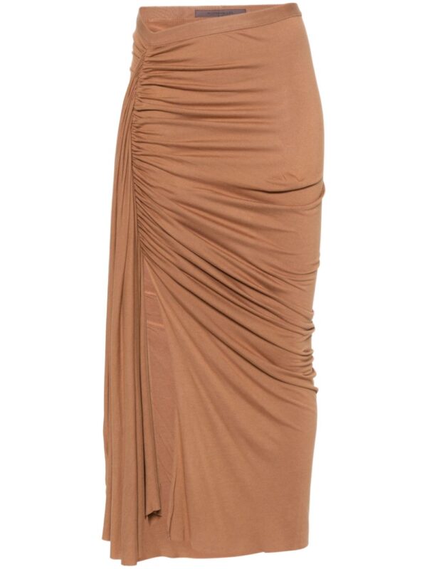 Rick Owens Lilies  asymmetric draped skirt
