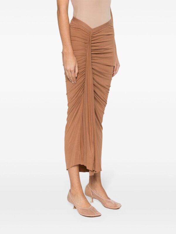 Rick Owens Lilies  asymmetric draped skirt - Image 3
