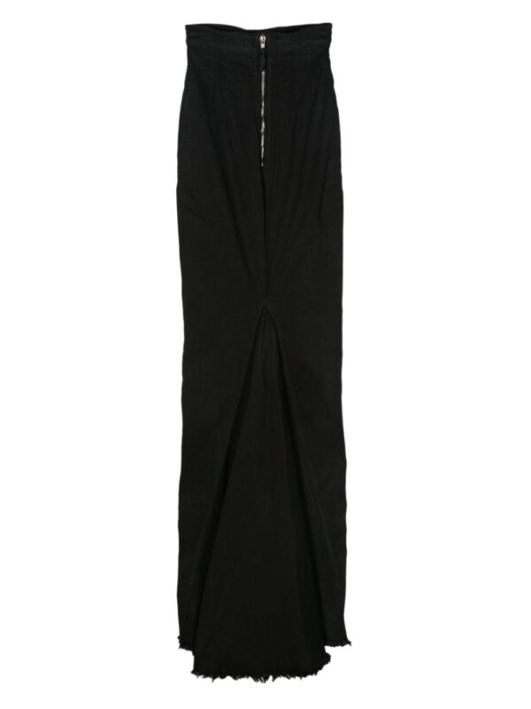 Rick Owens  Dirt Pillar denim maxi skirt - Image 2