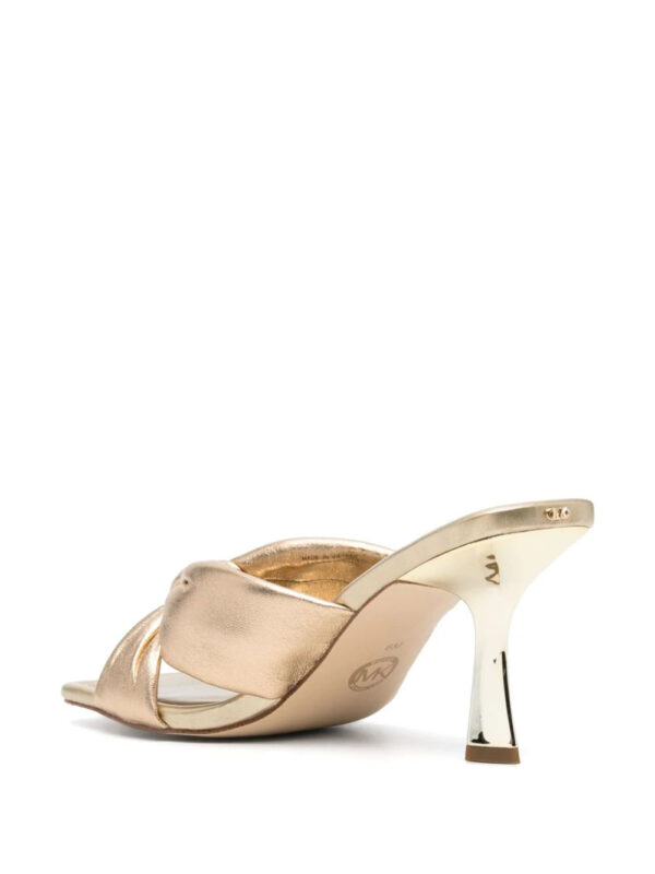 Michael Michael Kors  Elena 75mm metallic sandals - Image 3