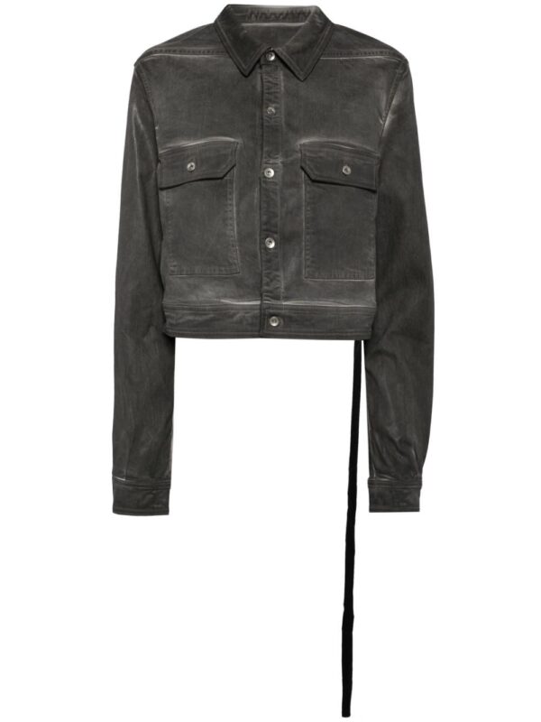 Rick Owens DRKSHDW  cape-sleeve denim jacket