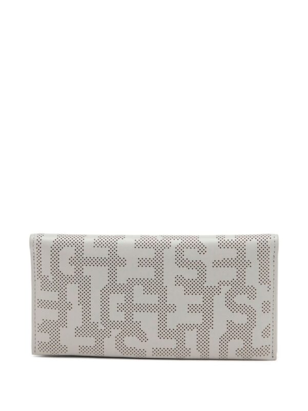 Diesel logo-perforated leather wallet - Image 2