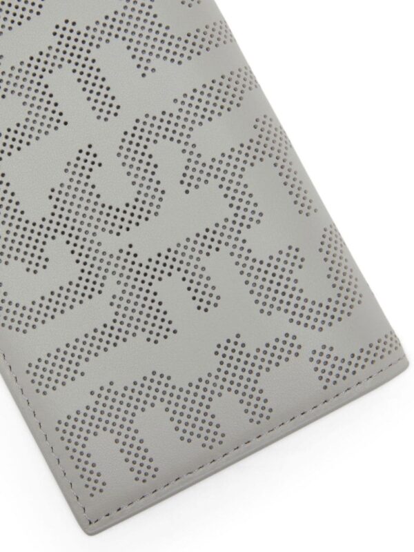 Diesel logo-perforated leather wallet - Image 3