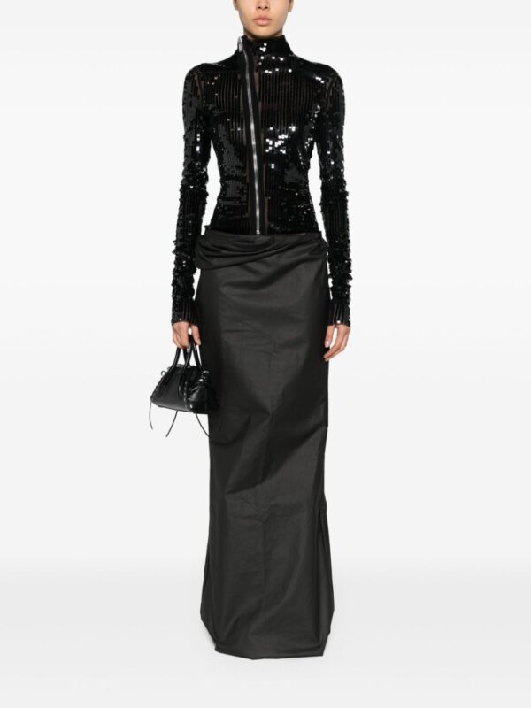 Rick Owens Lilies  Gary sequined zip-up jacket - Image 2