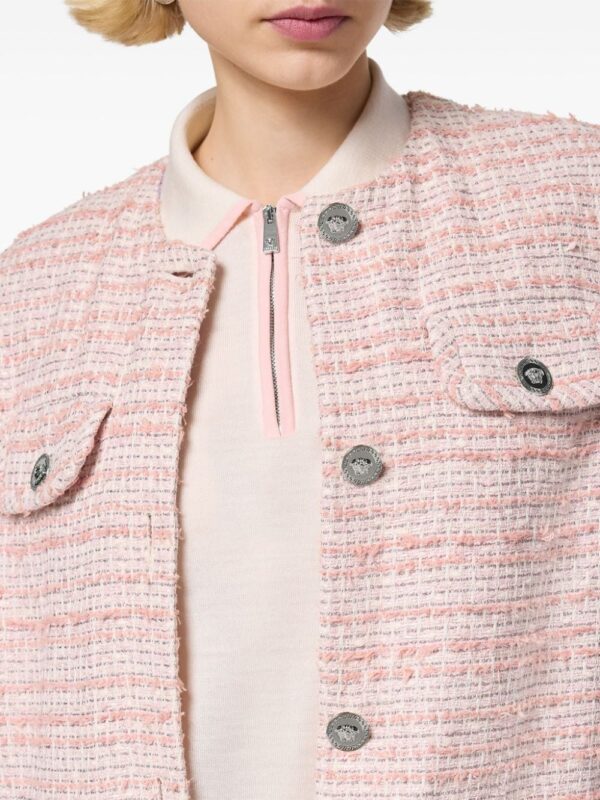Versace  frayed tweed waistcoat - Image 3