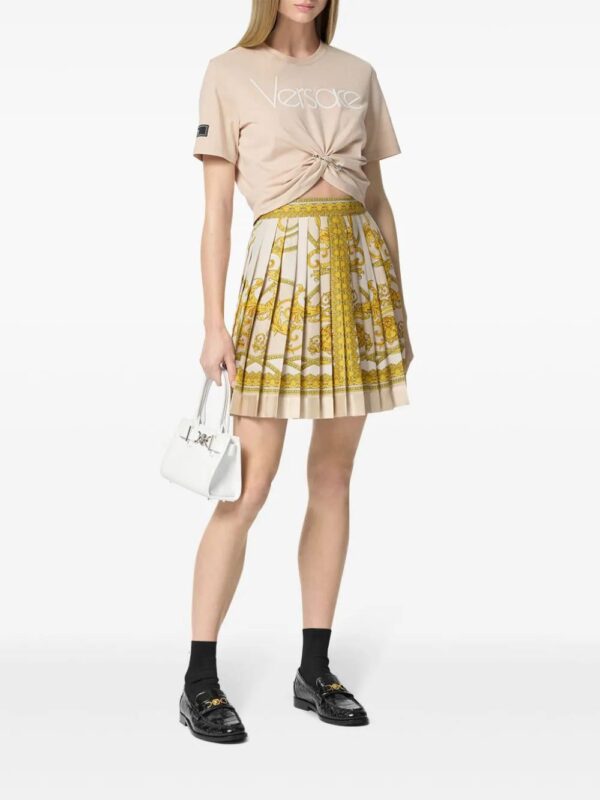 Versace  La Coupe des Dieux pleated silk skirt - Image 2