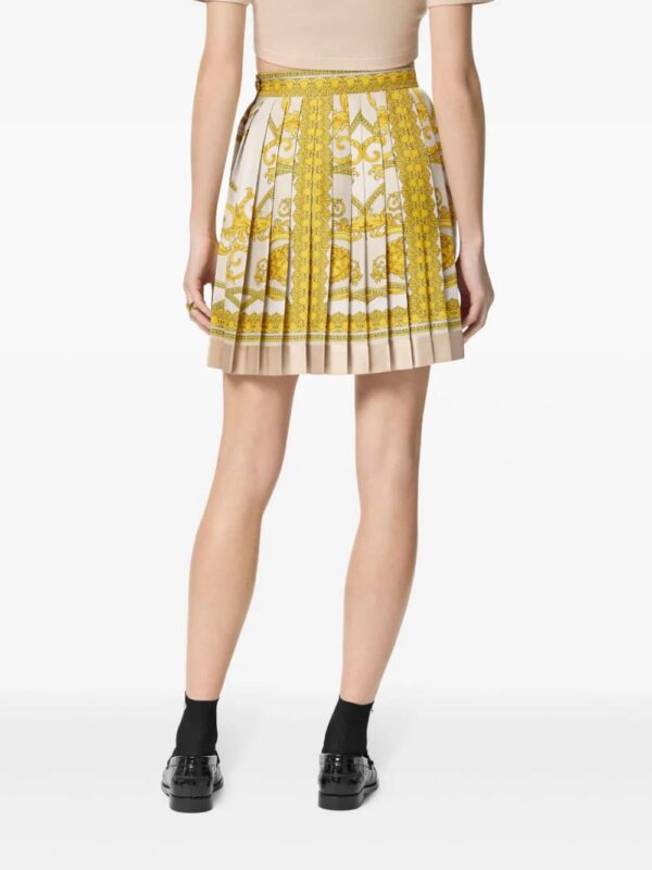 Versace  La Coupe des Dieux pleated silk skirt - Image 4