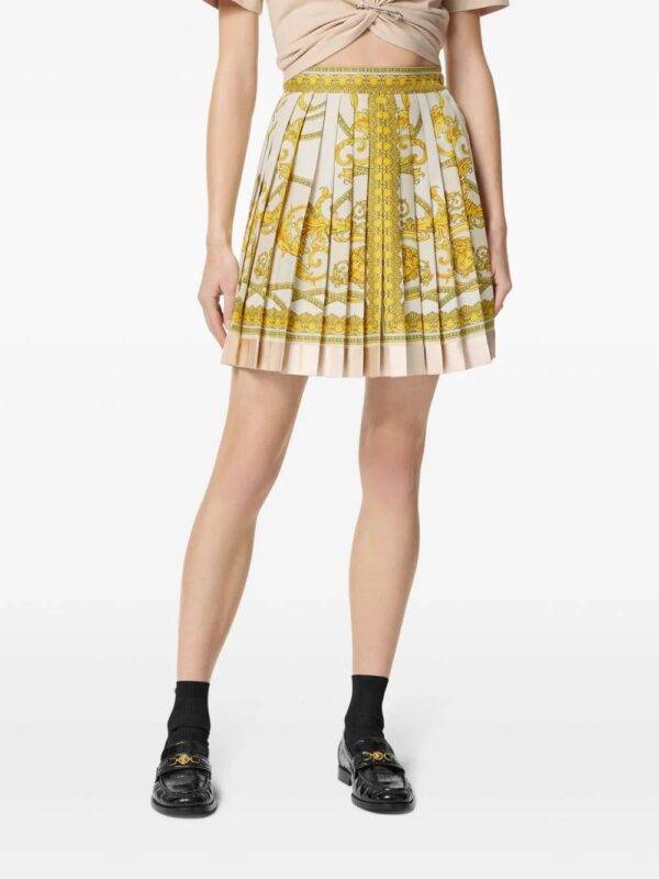 Versace  La Coupe des Dieux pleated silk skirt - Image 3