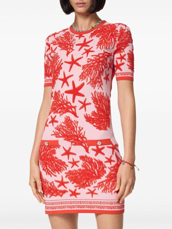 Versace Barocco Sea knitted midi dress - Image 2
