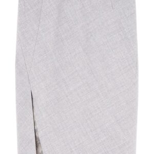 Versace  asymmetric-hem pencil skirt