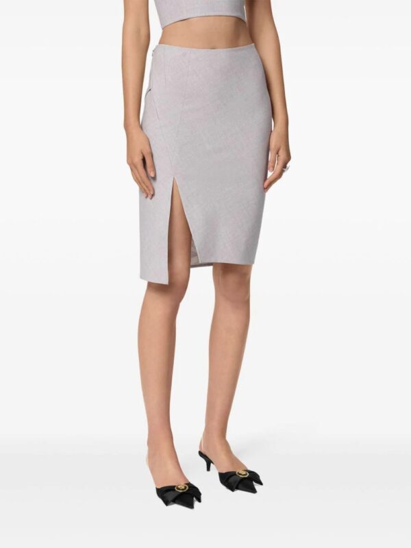 Versace  asymmetric-hem pencil skirt - Image 3