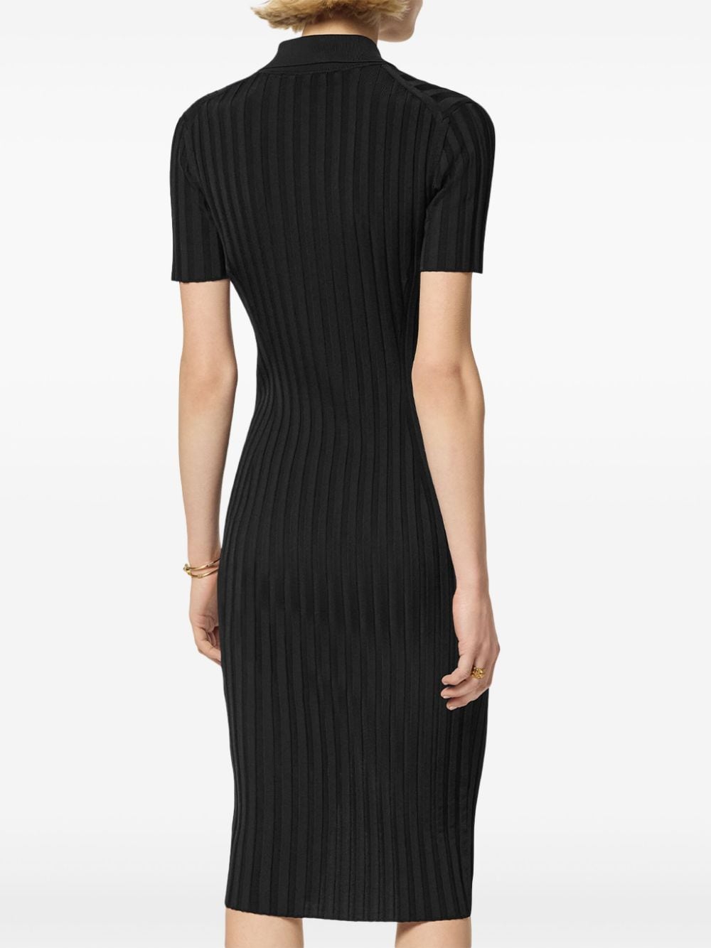Versace knitted midi shirt dress - Image 4