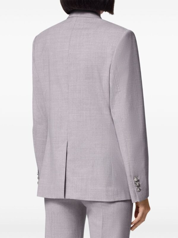 Versace  double-breasted chambray blazer - Image 4