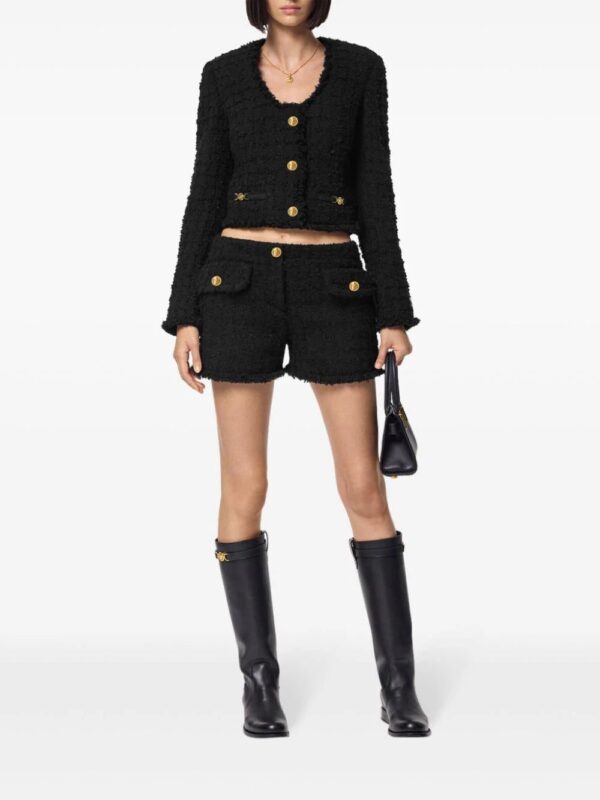 Versace  Heritage tweed cropped jacket - Image 2