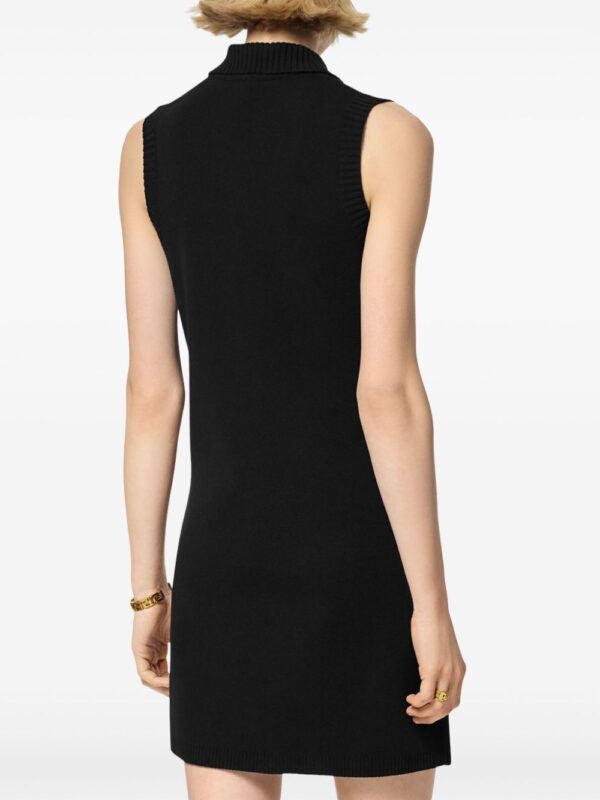 Versace  sleeveless knitted minidress - Image 4