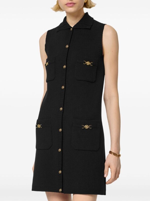 Versace sleeveless knitted minidress - Image 4