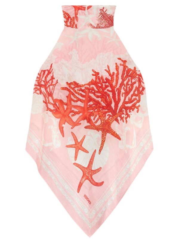 Versace Barocco Sea foulard top