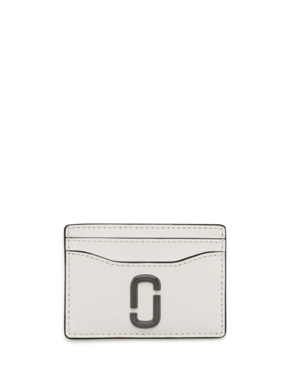 Marc Jacobs logo-plaque leather cardholder