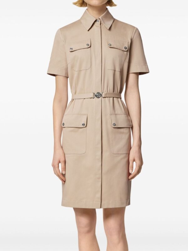 Versace cargo gabardine mini shirt dress - Image 3