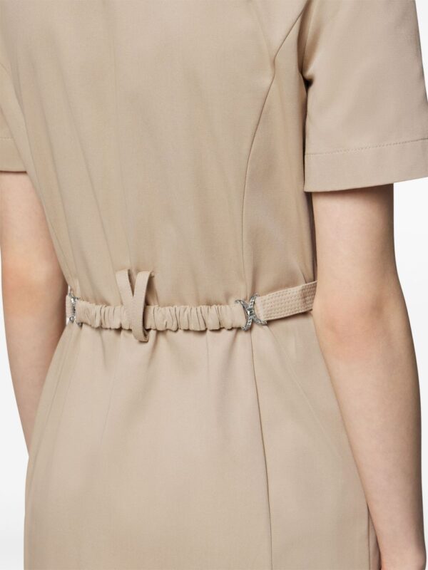 Versace cargo gabardine mini shirt dress - Image 5