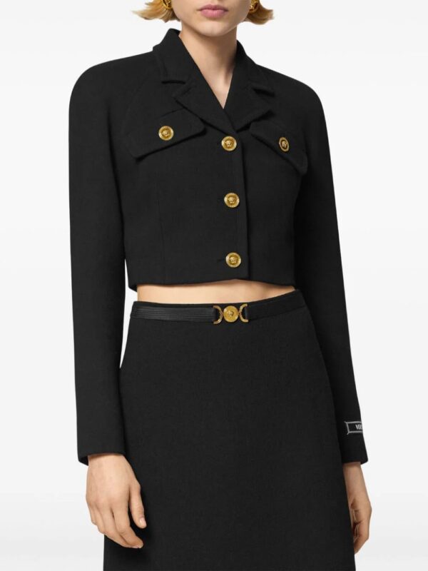 Versace  Medusa Head-buttons cropped jacket - Image 3