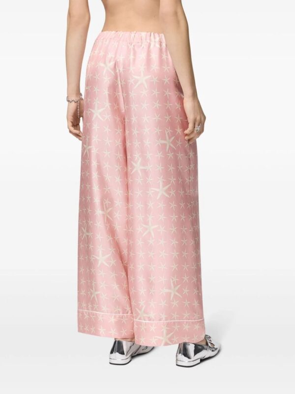 Versace  Stella Marina silk trousers - Image 3