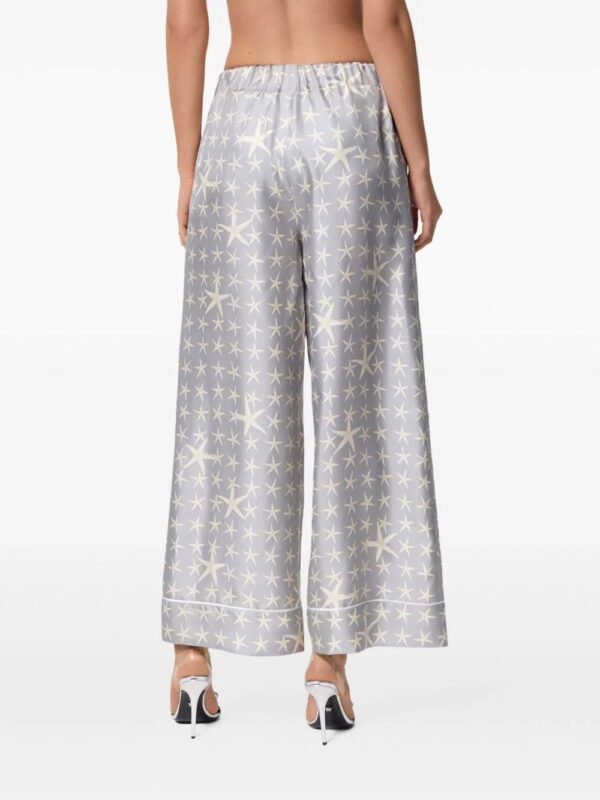 Versace  Stella Marina silk trousers - Image 3