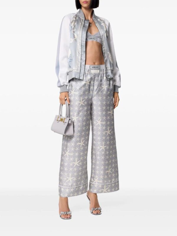Versace  Stella Marina silk trousers - Image 2