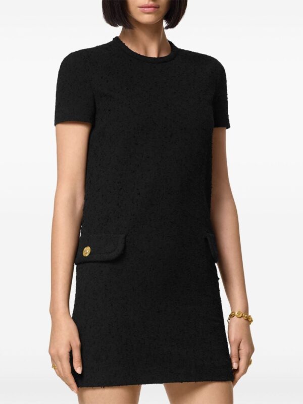 Versace tweed shift minidress - Image 3