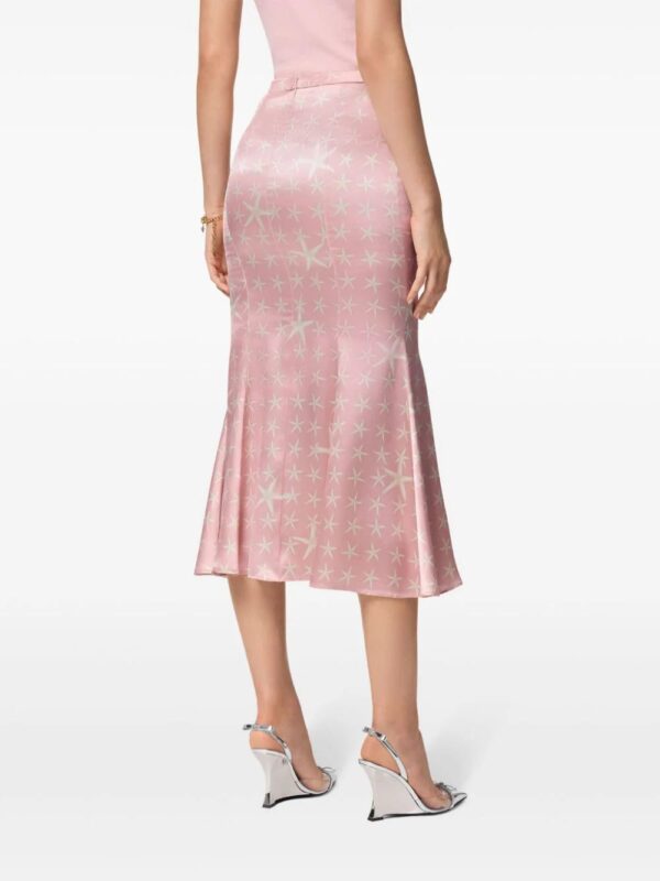 Versace  Stella Marina silk midi skirt - Image 4