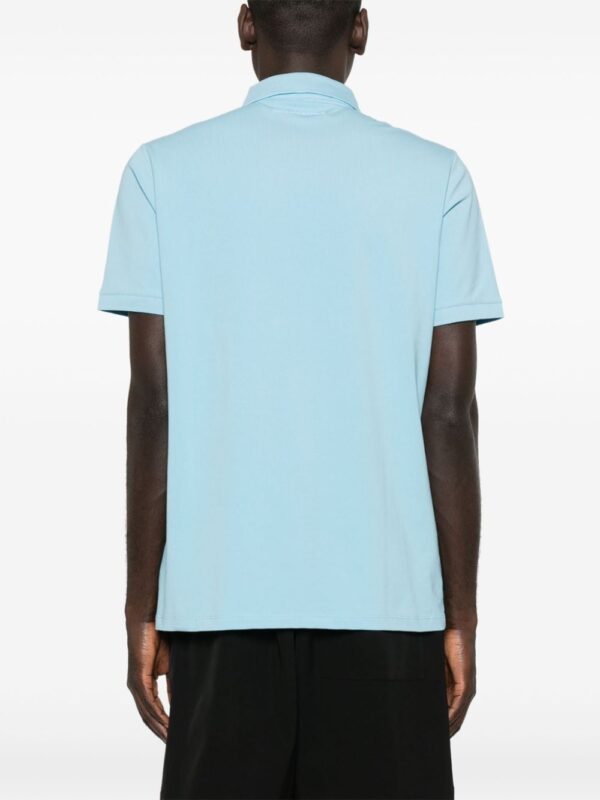 Karl Lagerfeld appliqué-logo polo shirt - Image 4