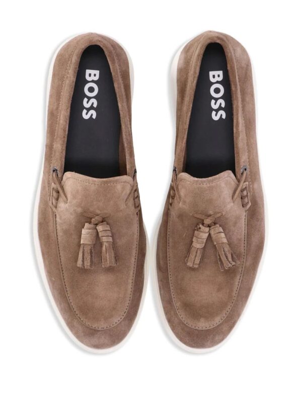 BOSS  tassel-detail suede loafers - Image 4