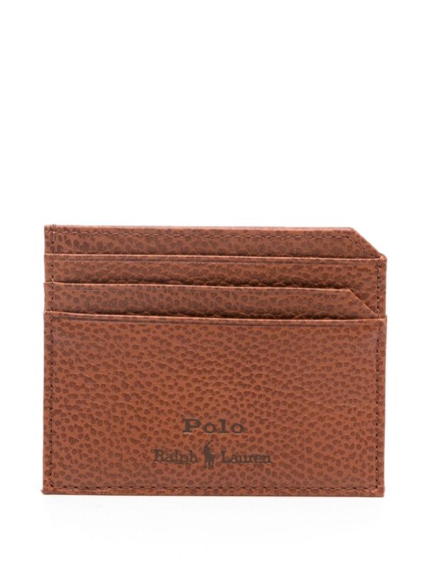 Polo Ralph Lauren debossed-logo leather cardholder