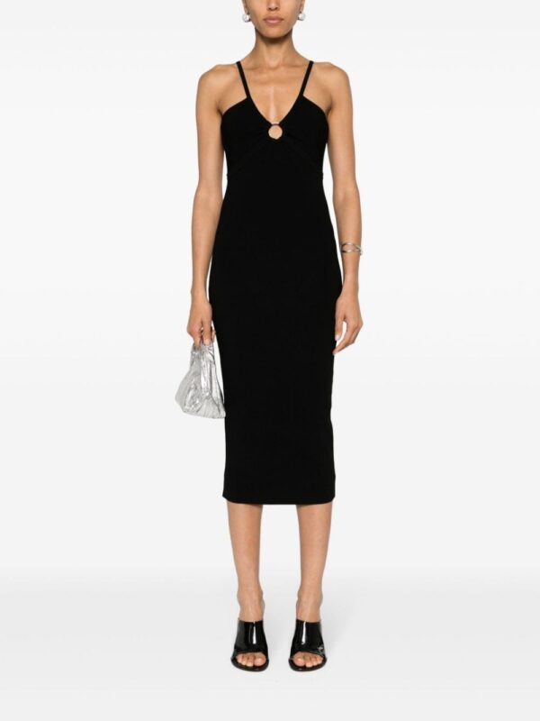 Michael Michael Kors cut-out detail knitted midi dress - Image 3