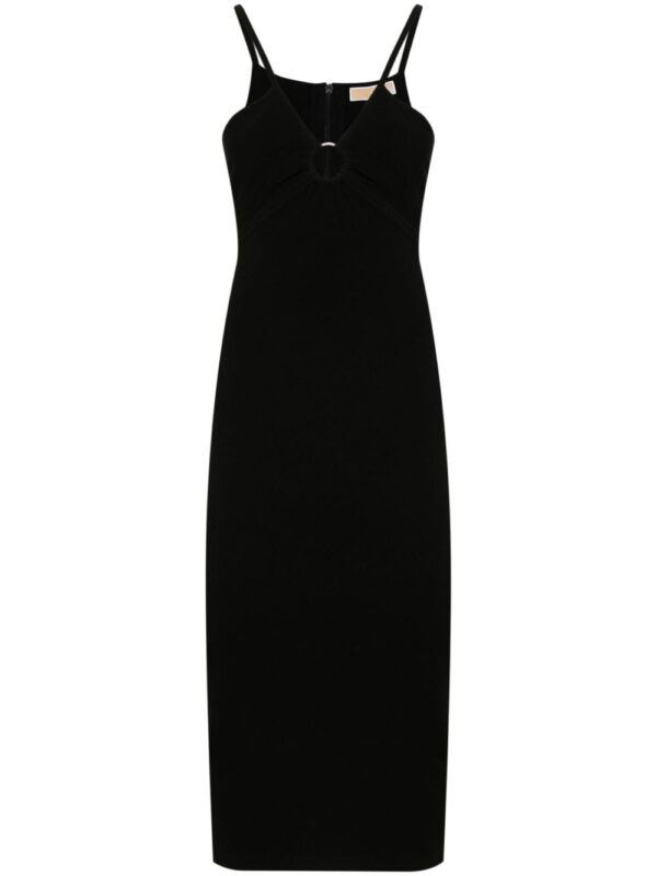 Michael Michael Kors cut-out detail knitted midi dress