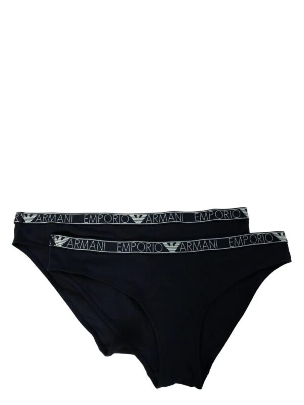 Emporio Armani  logo-waistband briefs (pack of two)