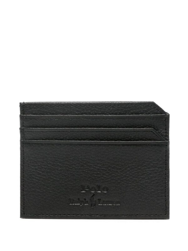 Polo Ralph Lauren debossed-logo leather cardholder